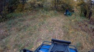 По лесу на квадроцикле Х8 и на Урале