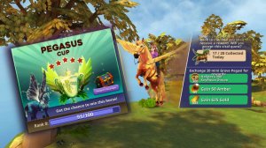 Ловлю пегасиков и участвую в гонках пегаса 🌺 HorseRidingTales 🌺