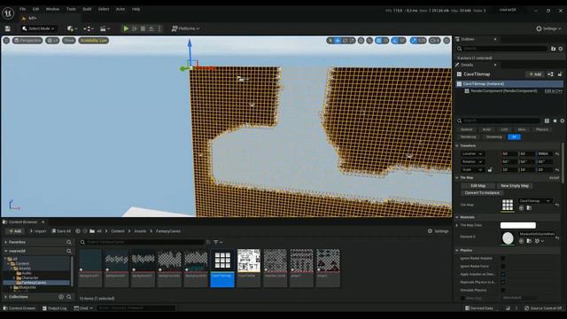 Unreal Engine 5. Создание 2D уровня. TileMap TileSet. Урок 6.