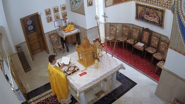 08.06.21. Вівторок. 17:40 - Вервиця. 18:00 - Божественна Літургія. Молебень смотреть онлайн