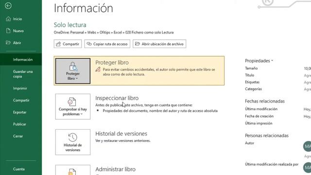 Cómo proteger Archivo en modo SOLO LECTURA ?✏️ смотреть онлайн