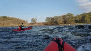 Елец 2021. Пакрафты Biluta Expedition на Ольшанском пороге. #packraft