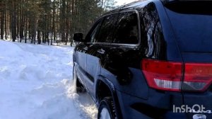 Джип Гранд Чероки 3 дизель на GPS - ориентировании в зимнем лесу