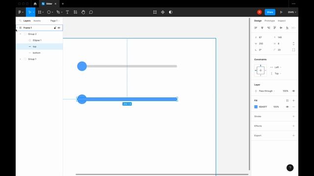 Slider in Figma
