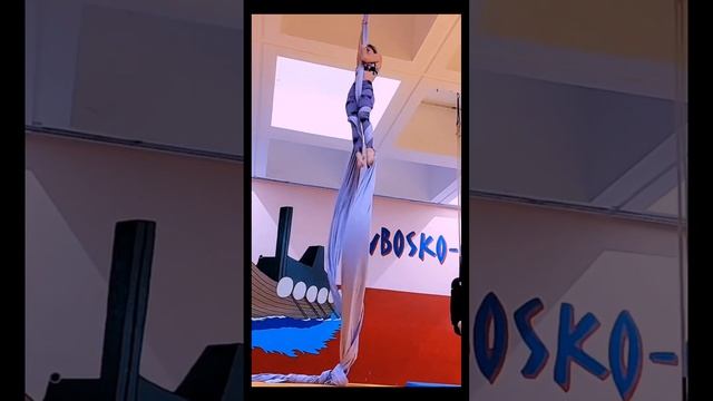 ?Воздушная гимнастка на полотнах? #воздушнаягимнастика #воздушныеполотна #aerialsilks