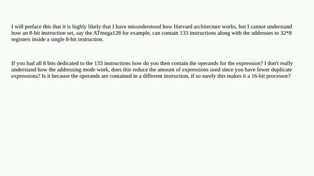 How do you fit so many instructions on a 8-bit processor? смотреть онлайн