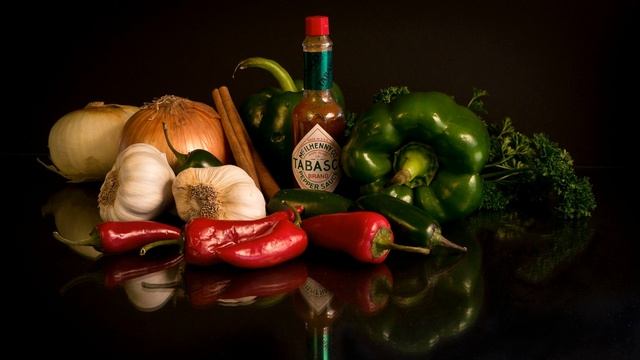 Картинка еда. Овощи, лук, чеснок. смотреть онлайн