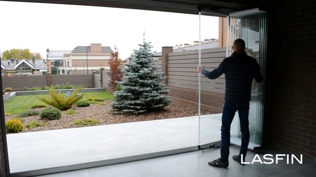 Безрамное остекление террасы системой Lasfin смотреть онлайн