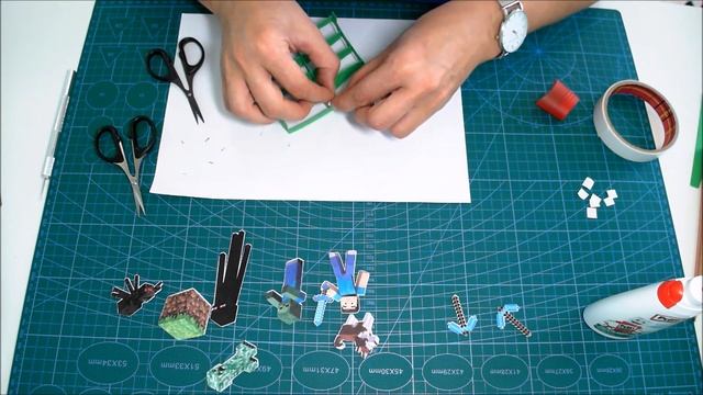 Объемная открытка (pop-up card) Minecraft своими руками смотреть онлайн