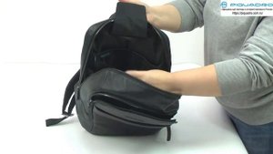 Обзор рюкзака для ноутбука Piquadro MODUS Restyling Black CA3214MOS N