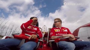 El pilot de F1 Kimi Räikkönen visita Ferrari Land