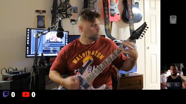 Just wanted to Jam, love playing the GodZilla guitar смотреть онлайн
