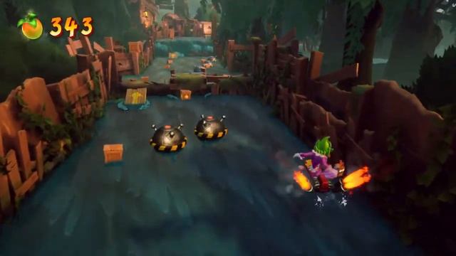 Crash Bandicoot 4: It's About Time ➤ Прохождение №18 ➤ Бегом через болото (Все самоцветы) смотреть онлайн