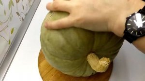 Разрезаем тыкву Грибовская Зимняя 3