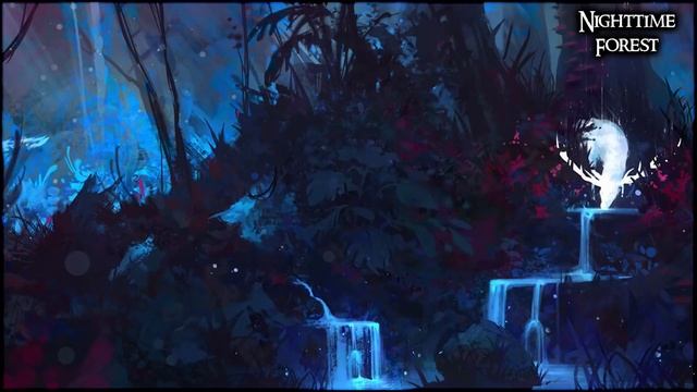 Night Time Forest | Nature Ambience | 1 Hour смотреть онлайн
