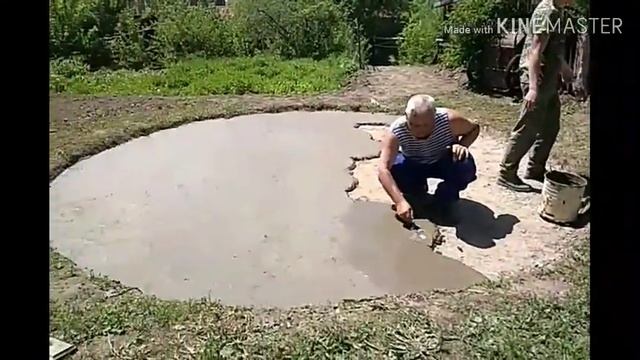 VLOG.как приготовить площадку под бассейн. ГОТОВИМ ПЛОЩАДКУ ПОД БАССЕЙН. БАССЕЙН смотреть онлайн