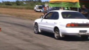 3SGTE Project Sleeper Toyota Sprinter AE100 4th generation burnout / First 1/4 mile Sprint