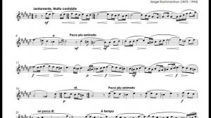 S. Rachmaninov - Vocalise - T. Dokshizer trumpet Bb