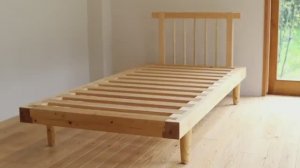 ISHITANI - Making a Kigumi Bed - no glue, screws, or nails -