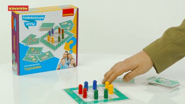 Настольные семейные игры "Повторялка" и "Тадамм" Bondibon
