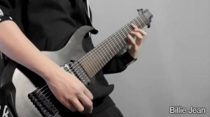 Micheal Jackson Djent Riff Medley with 9 string guitar