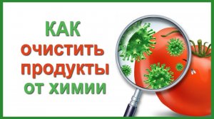 Как Очистить Продукты от Консервантов Нитратов Пестицидов