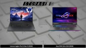 Battle Of The Gaming Titans: Legion Pro 5 Gen 9 Vs Rog Strix G16 (2024)