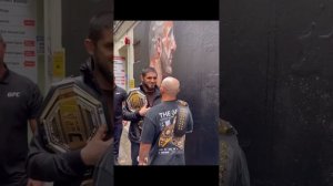 Ислам Махачев и Алекс Волкановски встретились лицом к лицу в Австралии