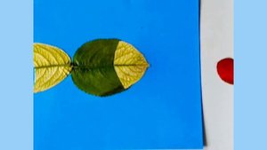 Как из листьев сделать рыбку