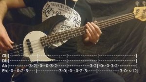 Gorillaz - Feel Good Inc. Bass Cover (Tabs)