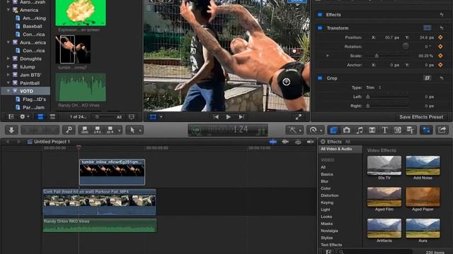 FCPX Tutorial | Randy Orton and Wasted Memes! Keyframing and Croma Key смотреть онлайн