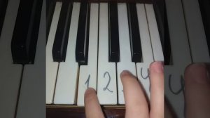 Как играть страшную песню из фильма, на пианино, обучение для новичков