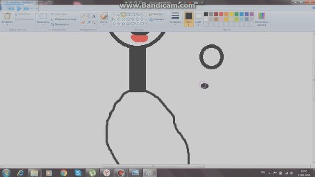 Урок рисования в Paint ( рисуем Марионетку) смотреть онлайн