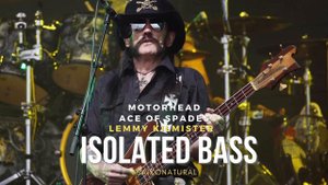 ISOLATED BASS ACE OF SPADES MOTORHEAD LEMMY KILMISTER