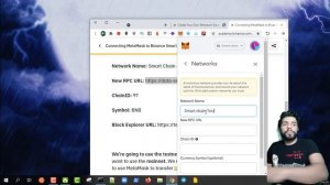 Binance Smart Chain with metamask بالعربي  #crypto #binance| مع مثال برمجي للتطبيق
