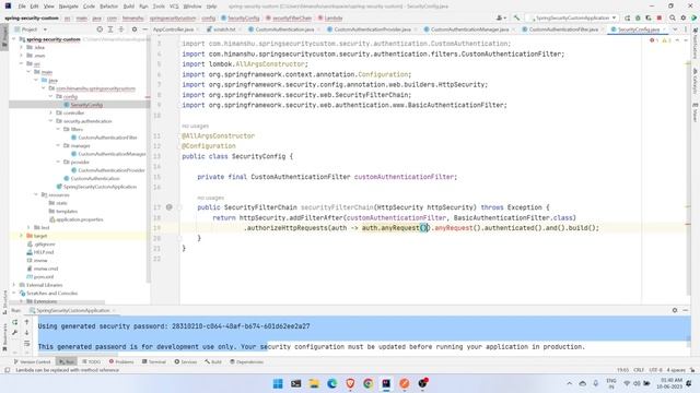 Spring Security : Custom Authentication смотреть онлайн