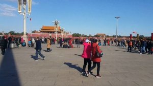 Tiananmen Square. Beijing. Площадь Тяньаньмэнь. Пекин. Китай.