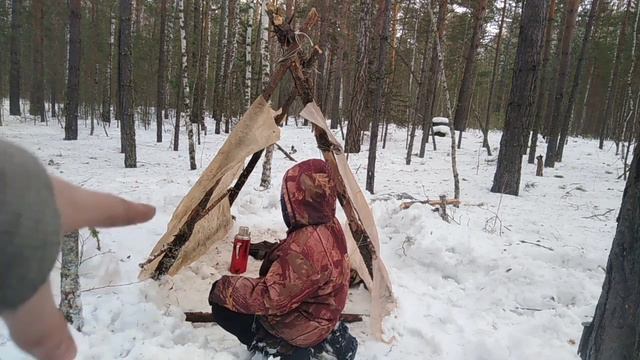 Строим Балаган [Часть-2].БУШКРАФТ.Лесной Лагерь