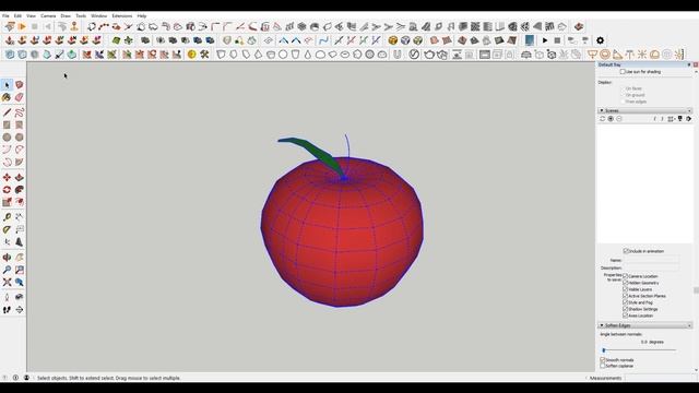 How to Convert Objects to Low Poly in Sketchup смотреть онлайн
