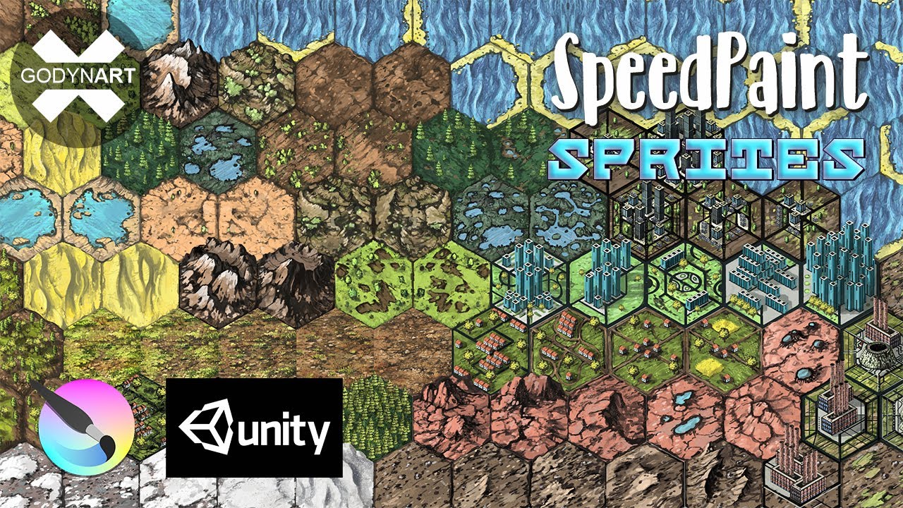 Рисуем спрайты для Unity