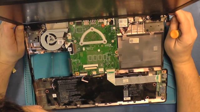 Разборка ноутбука Acer Aspire ES1 533 смотреть онлайн
