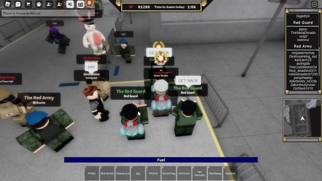 I GOT GUARDED BY 4 RED GUARD IN MILITARY SIMULATOR (ROBLOX) смотреть онлайн