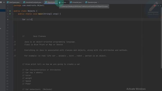 Class and Object in Java - Hindi смотреть онлайн