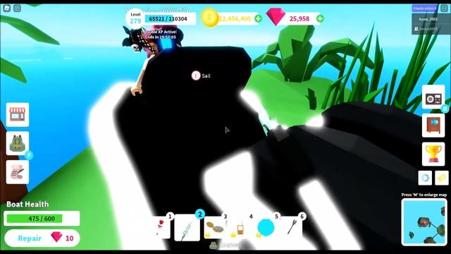 A demo of the Air Boat in Fishing Simulator on Roblox! смотреть онлайн