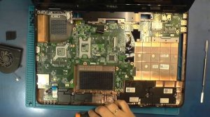 Разборка ноутбука DELL inspiron N7110