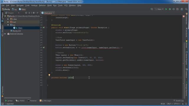 JavaFX Java GUI Tutorial - 10 - Extract and Validate Input
