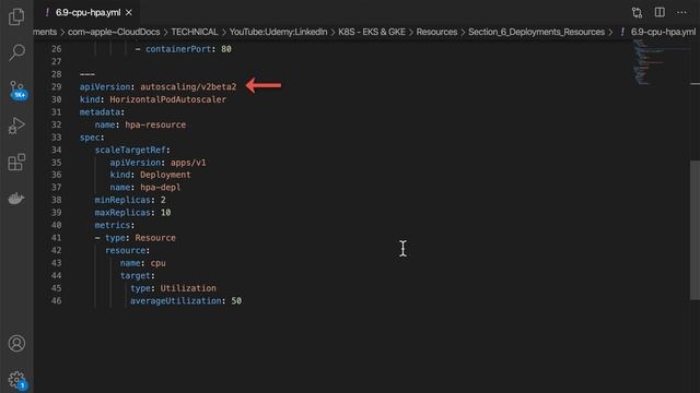 6 11 Horizontal Pod Autoscaler смотреть онлайн