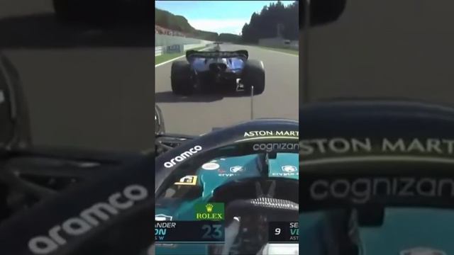 Sebastian Vettel  Alex Albon Belgian GP 2022