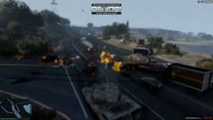 Веселимся в Gta V, 5 звезд + танк