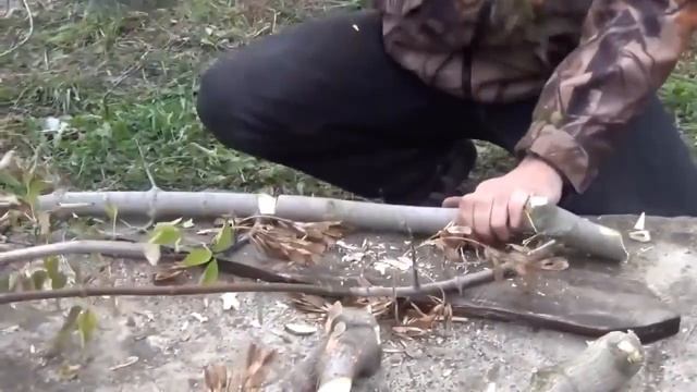 Тестирование тяпки из кованной стали 95х18 смотреть онлайн